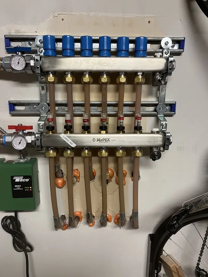 Plumber performing Gas Line Installation at a residential property in Park City